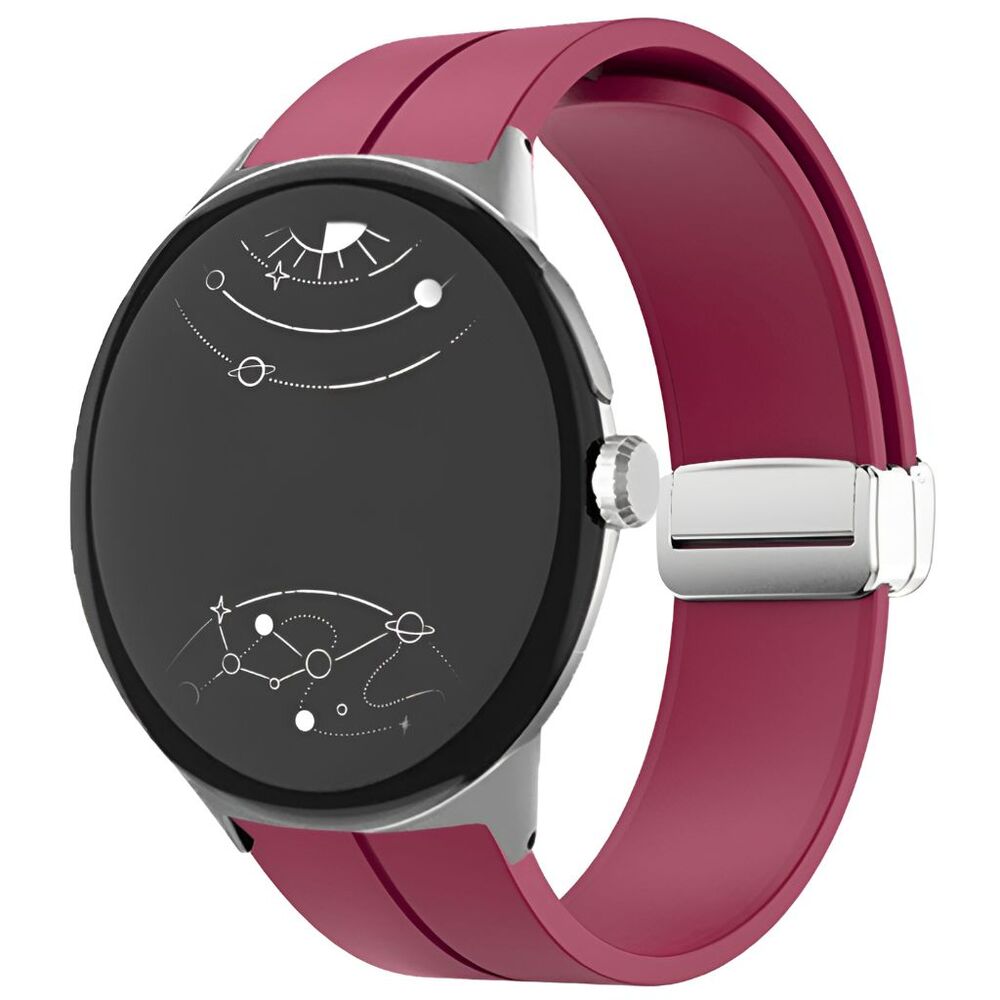 Nemoris Silicone Magnetic Sports Strap For Google Pixel Watch