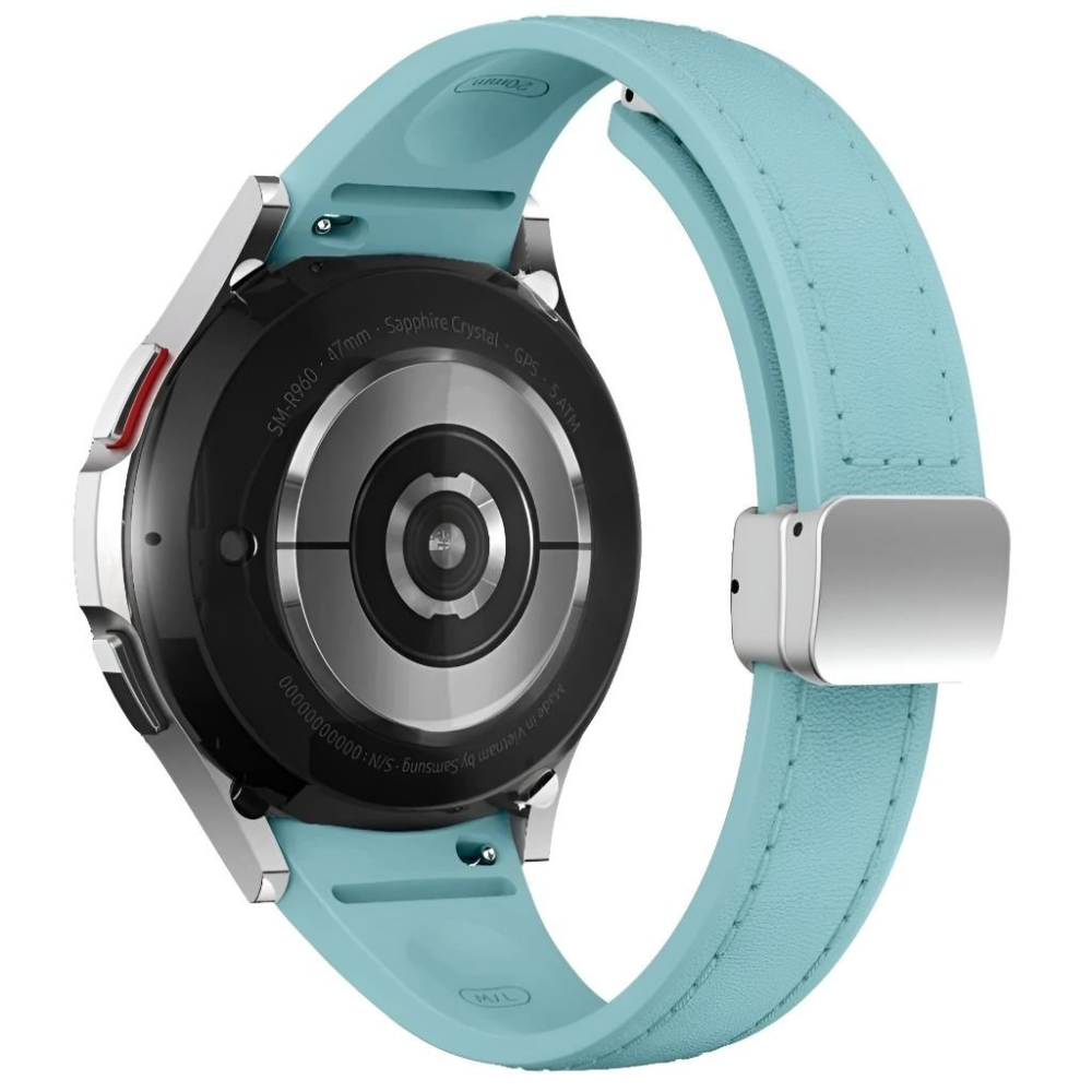 Placide Slim Leather And Silicone Galaxy Strap