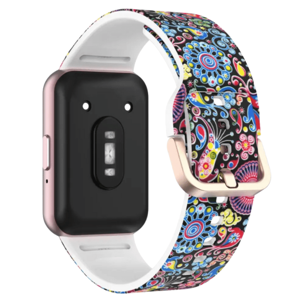 Offero Printed Silicone Strap For Galaxy Watch Fit3