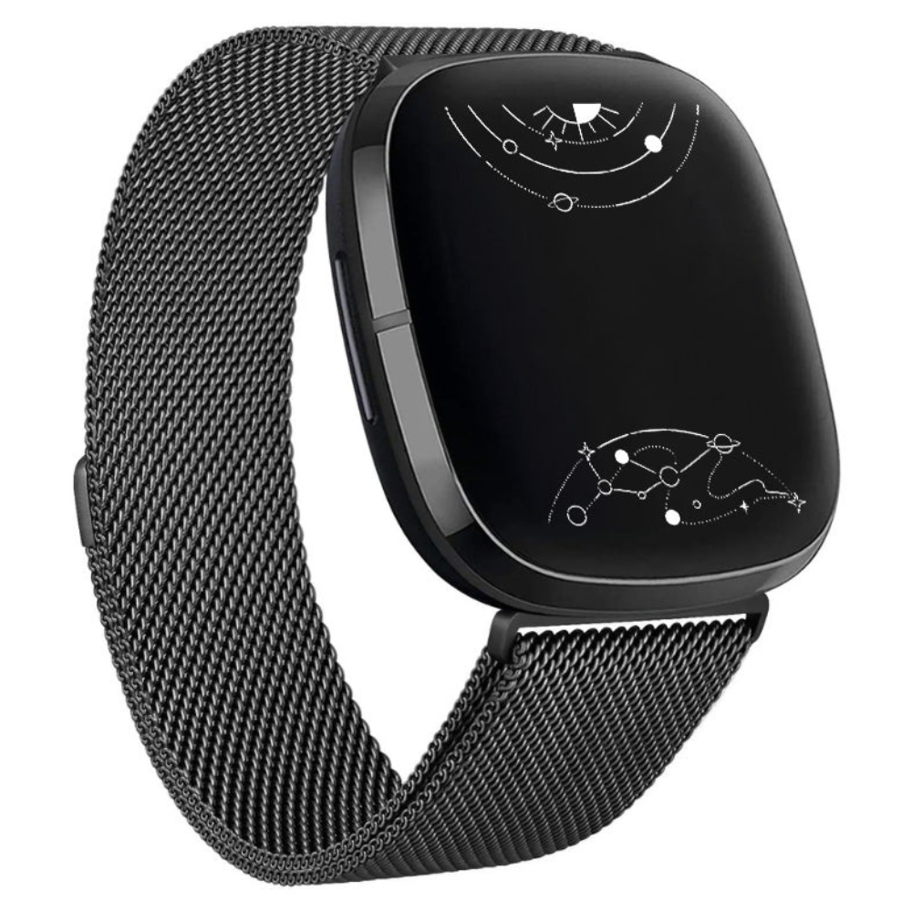 Monstro Milanese Steel Strap For Fitbit Series