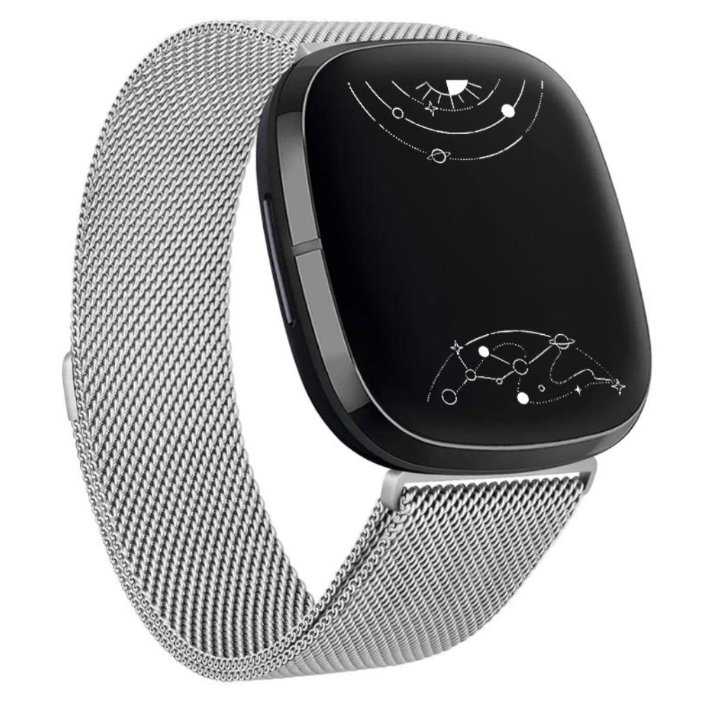 Monstro Milanese Steel Strap For Fitbit Series