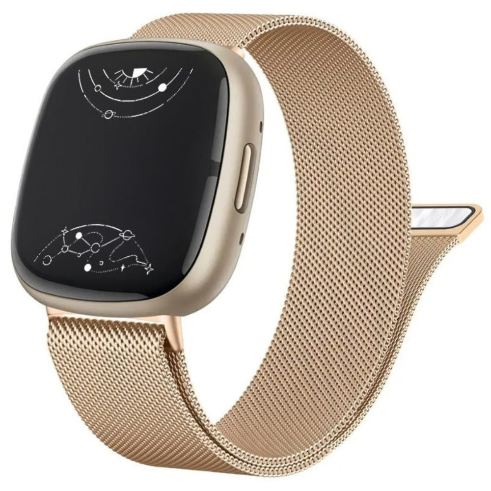 Monstro Milanese Steel Strap For Fitbit Series