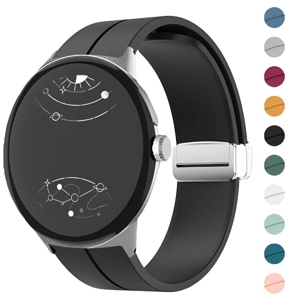 Nemoris Silicone Magnetic Sports Strap For Google Pixel Watch