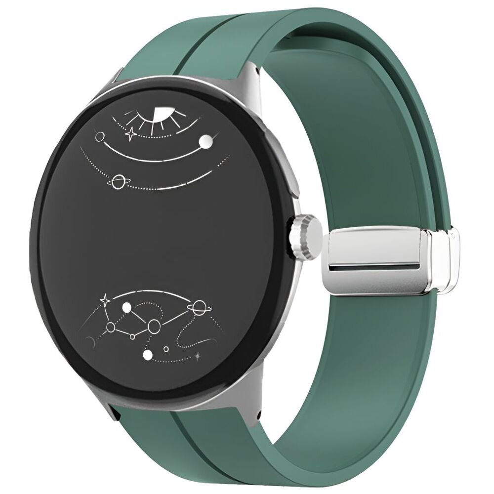 Nemoris Silicone Magnetic Sports Strap For Google Pixel Watch