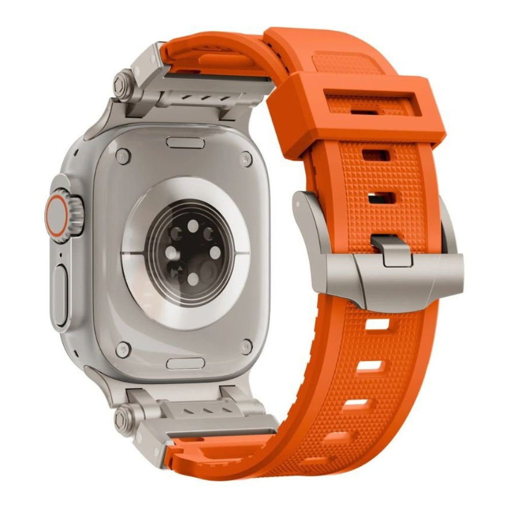 Venio Silicone Rugged Metal Band - Astra Straps