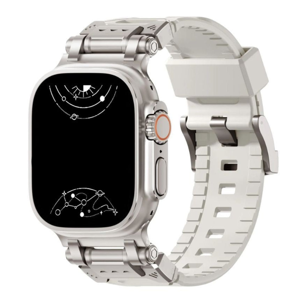 Venio Silicone Rugged Metal Strap