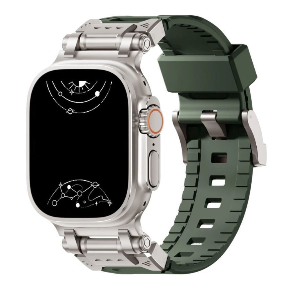Venio Silicone Rugged Metal Band - Astra Straps