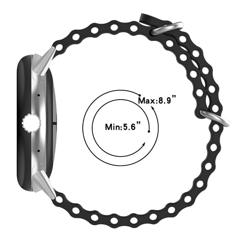 Vexi Silicone Sports Strap For Google Pixel Watch