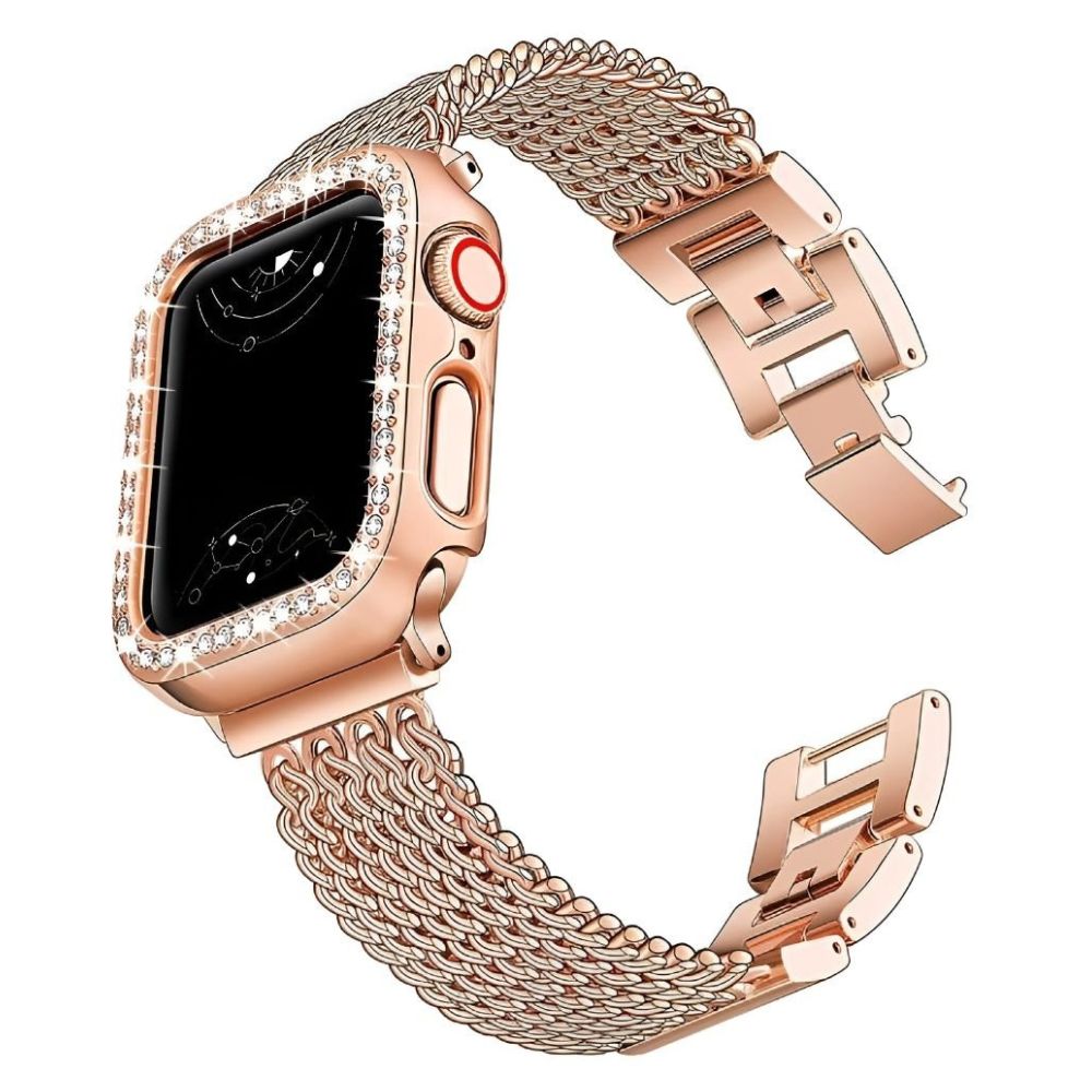 Aliqui Designer Stainless Steel Strap + Case