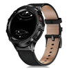 Amara Leather Strap With Stainless Steel Bumper Case For Galaxy 5 Pro