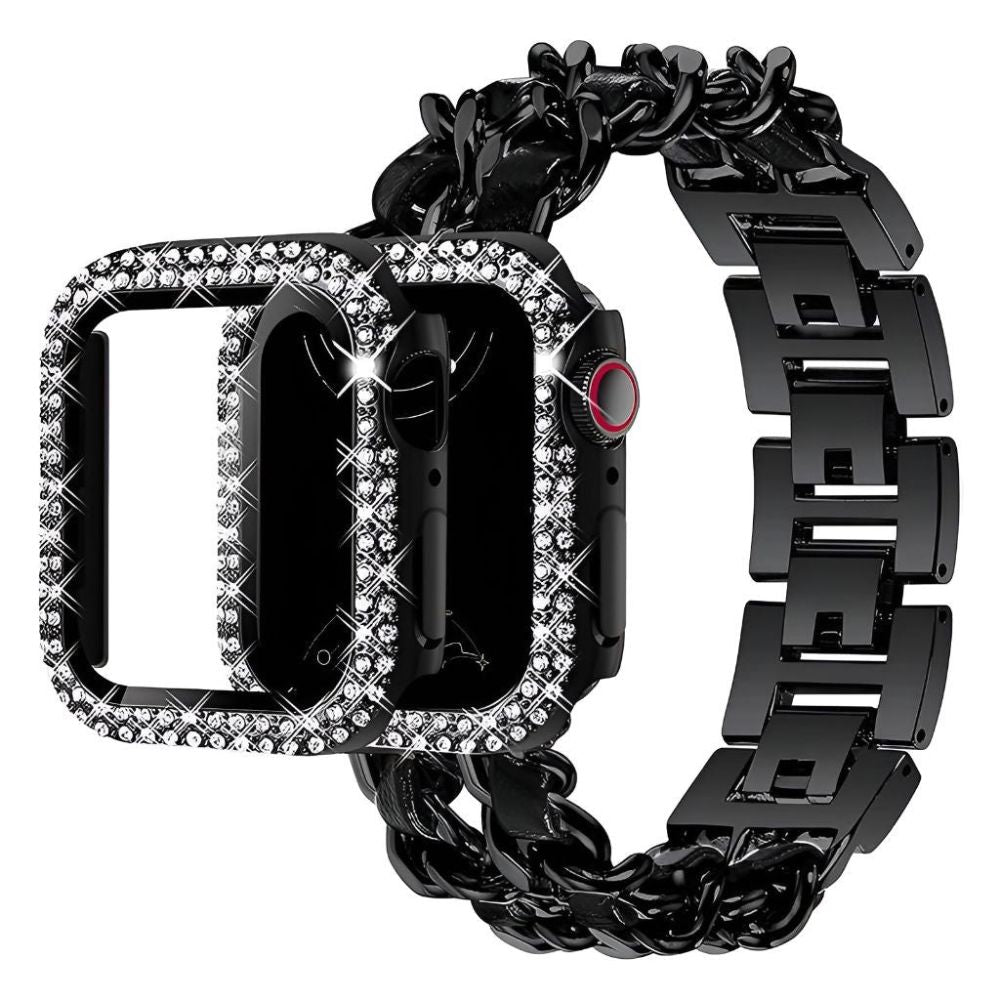 Carpe Luxury Steel Leather Strap + Case
