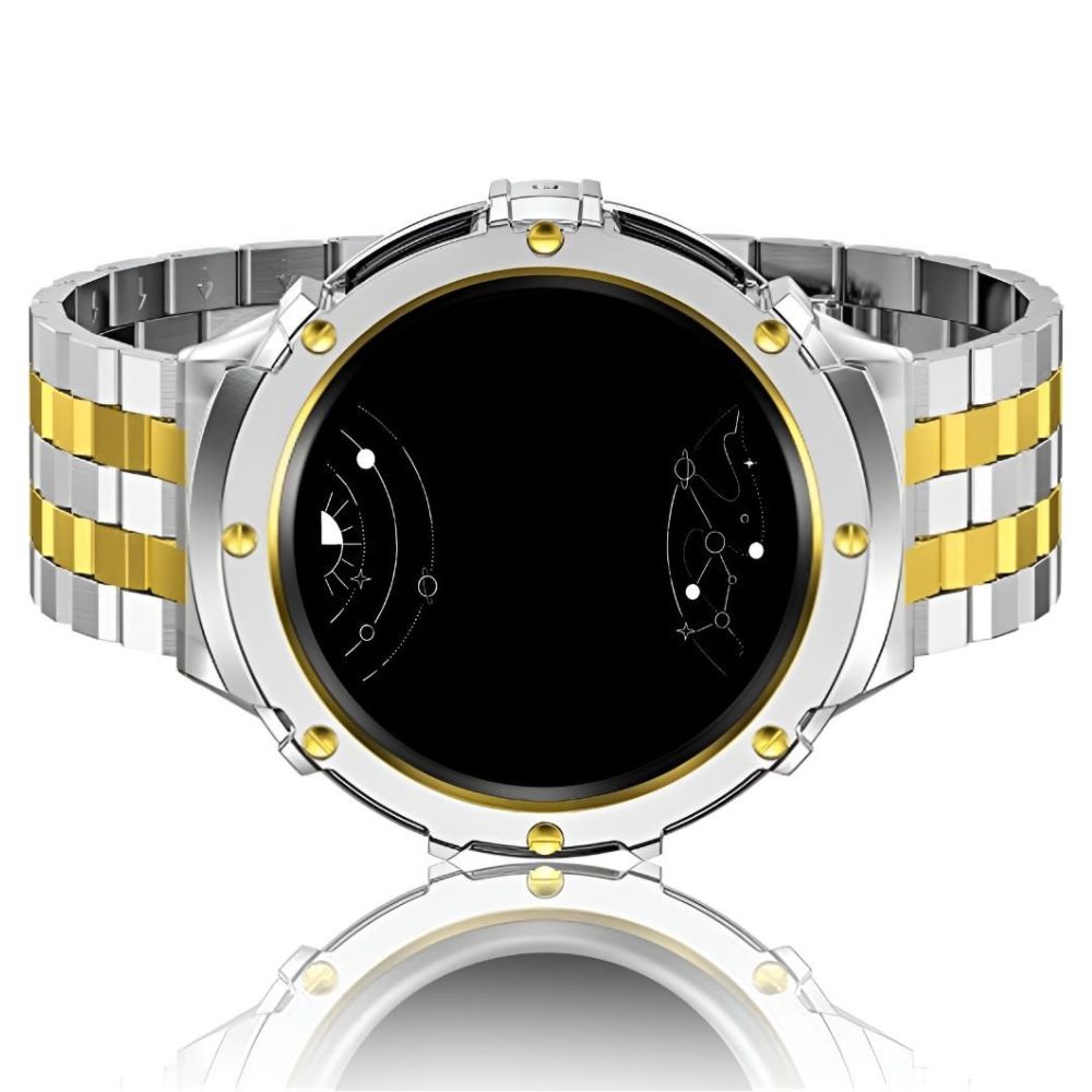 Carui Stainless Steel Strap With Case for Galaxy Watch 5 Pro