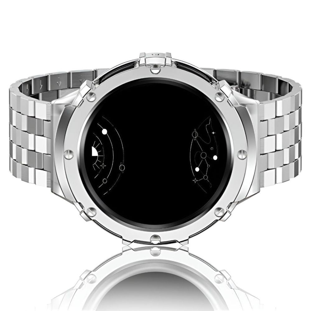 Carui Stainless Steel Strap With Case for Galaxy Watch 5 Pro