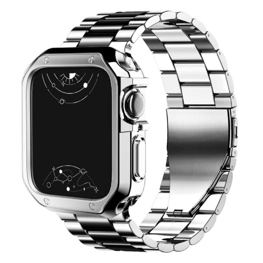 Class Stainless Steel Strap + Case