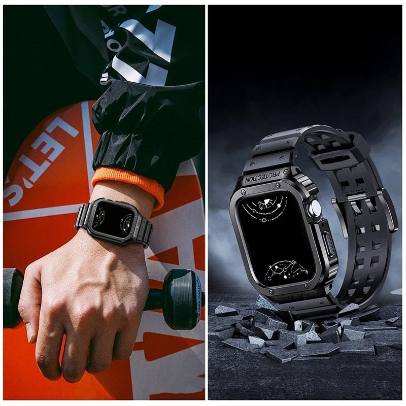 Findo Silicone Strap With Stainless Steel Case - Astra Straps Ireland