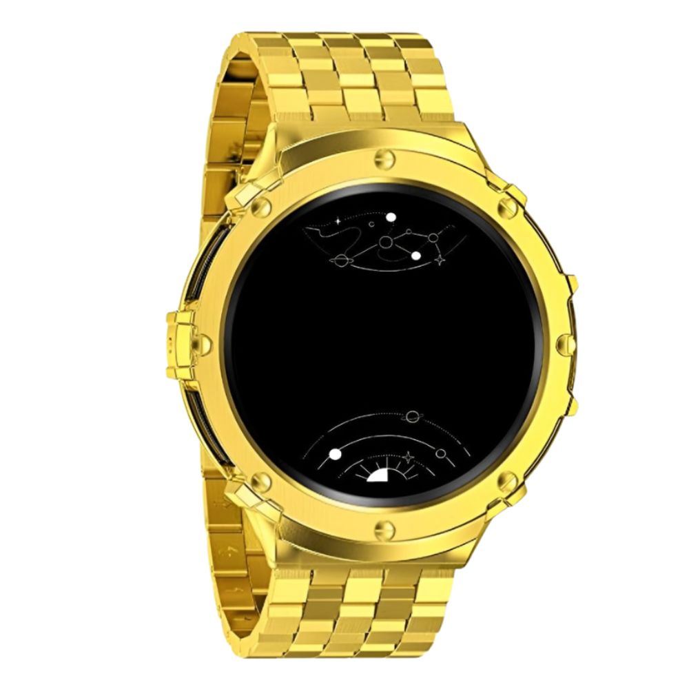 Carui Stainless Steel Strap With Case for Galaxy Watch 5 Pro