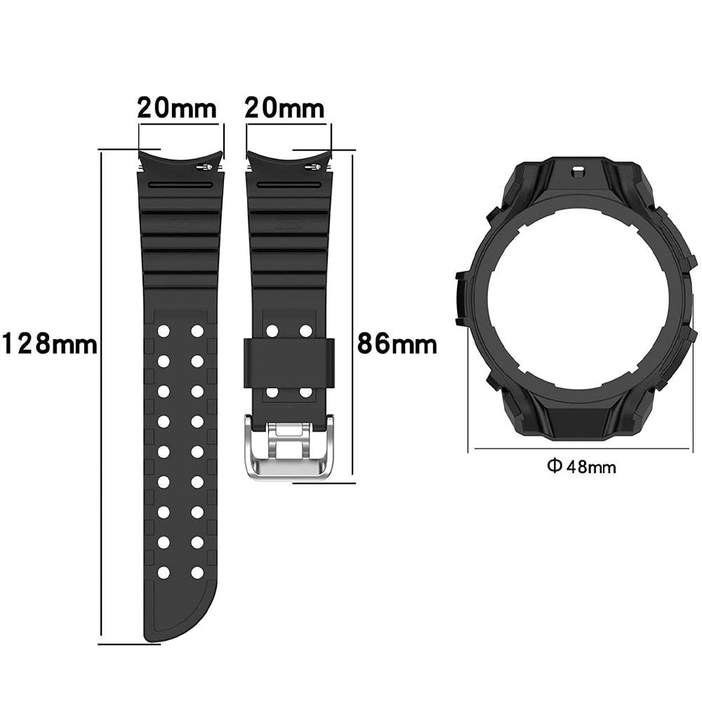 Artis Silicone Sports Strap With Case For Galaxy Watch - Astra Straps Ireland