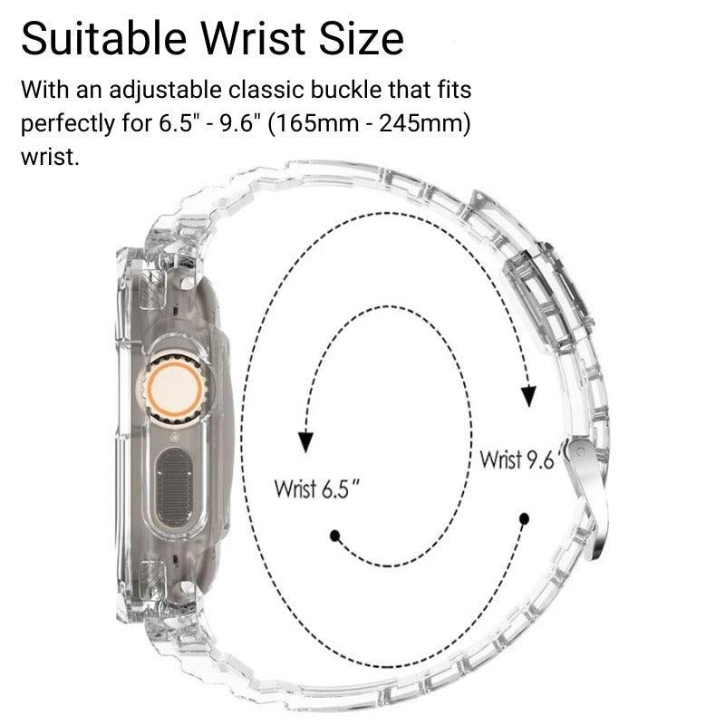 Freni Silicone Sports Strap with Bumper Case For Series 8 Ultra - Astra Straps Ireland