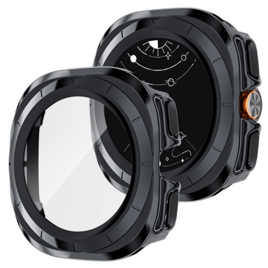 Puchre Bumper Case With Glass Screen Protector For Galaxy Watch Ultra