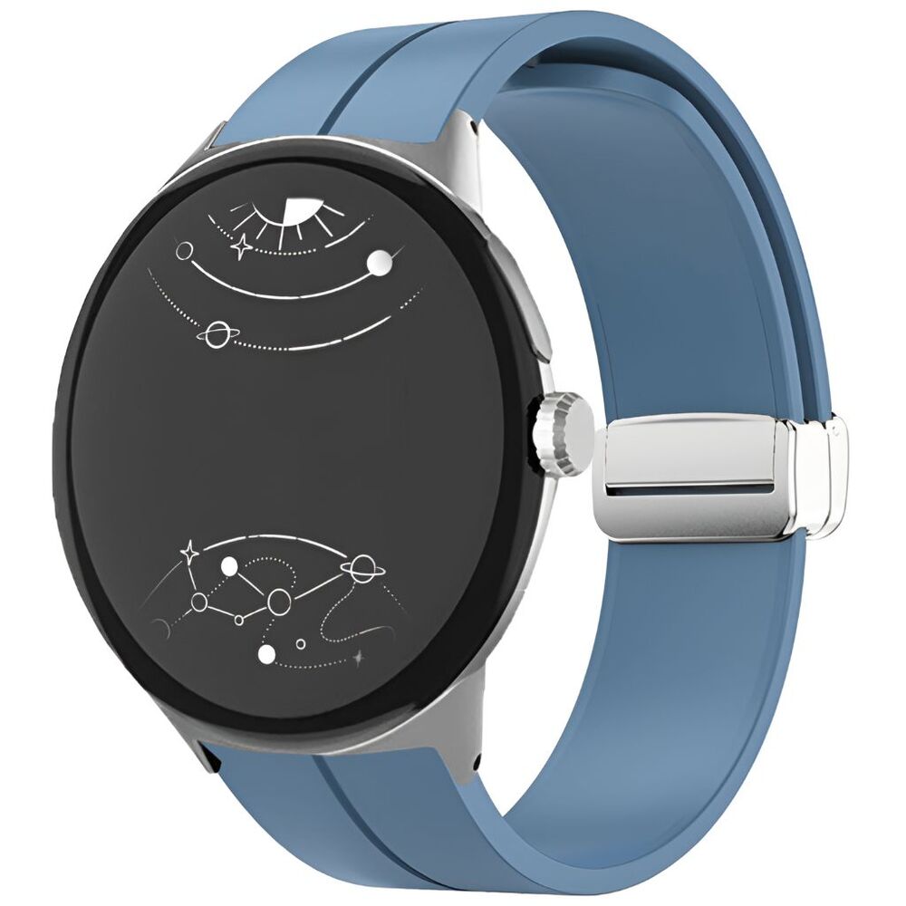Nemoris Silicone Magnetic Sports Strap For Google Pixel Watch