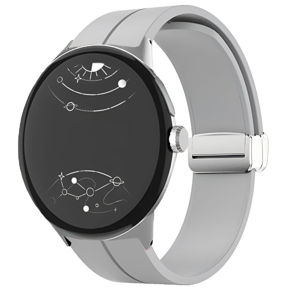 Nemoris Silicone Magnetic Sports Strap For Google Pixel Watch