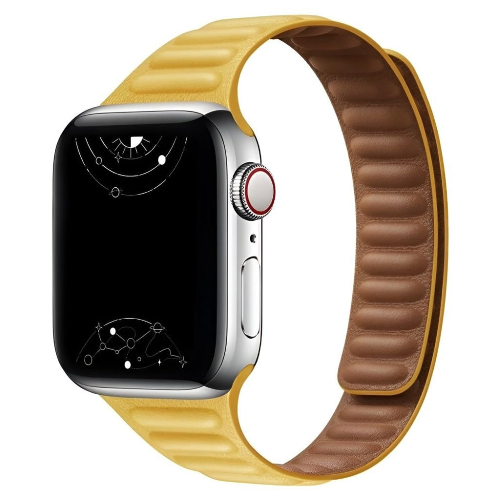 Vistel Slim Leather Link Band - Astra Straps