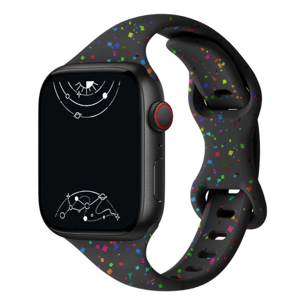 Demitto Slim Printed Silicone Band - Astra Straps