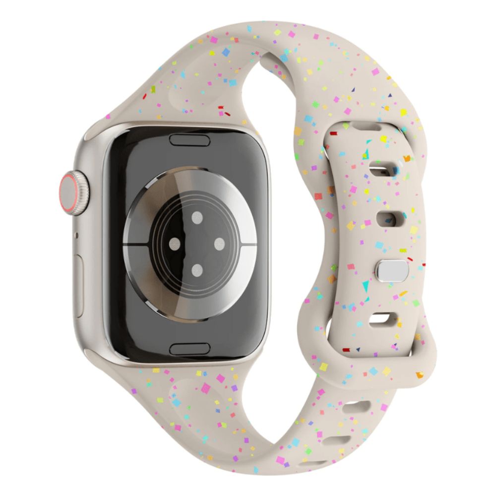 Demitto Slim Printed Silicone Band - Astra Straps