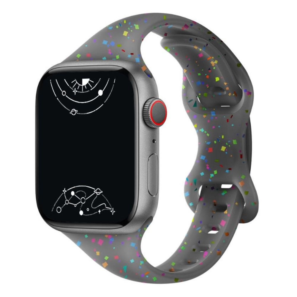 Demitto Slim Printed Silicone Band - Astra Straps