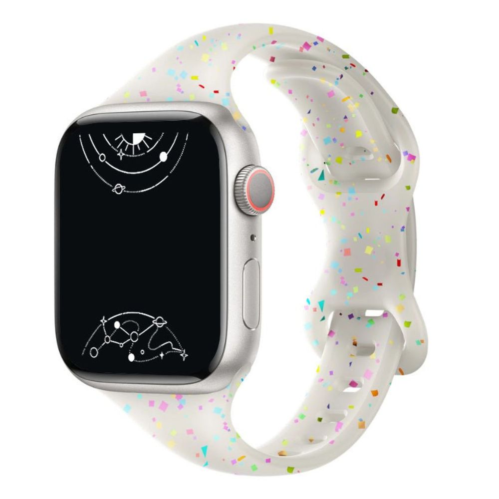 Demitto Slim Printed Silicone Band - Astra Straps