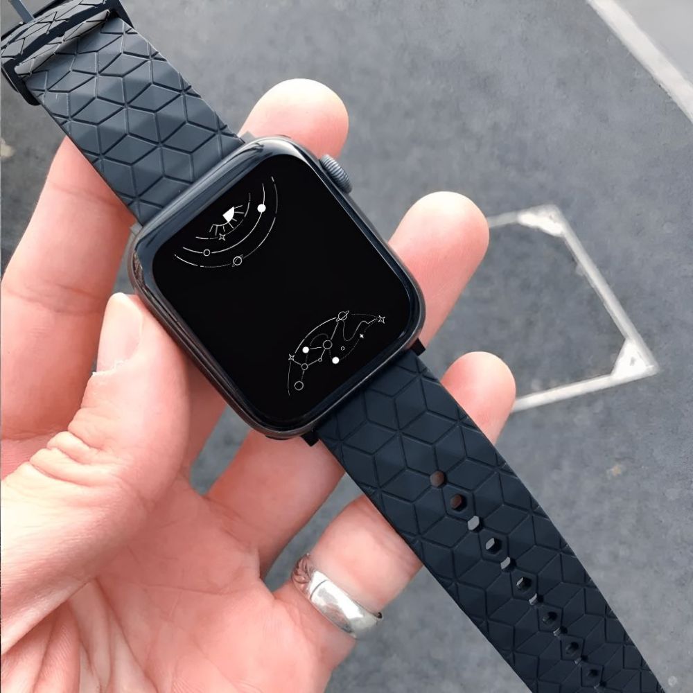 Devenio Football Pattern Silicone Sports Band - Astra Straps