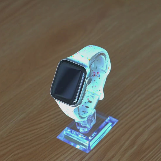 Demitto Slim Printed Silicone Band - Astra Straps